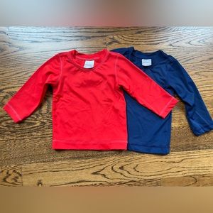 Two (2) Hanna Andersson Baby Swim Rash Guard Top. 12-18 months (75 cm)